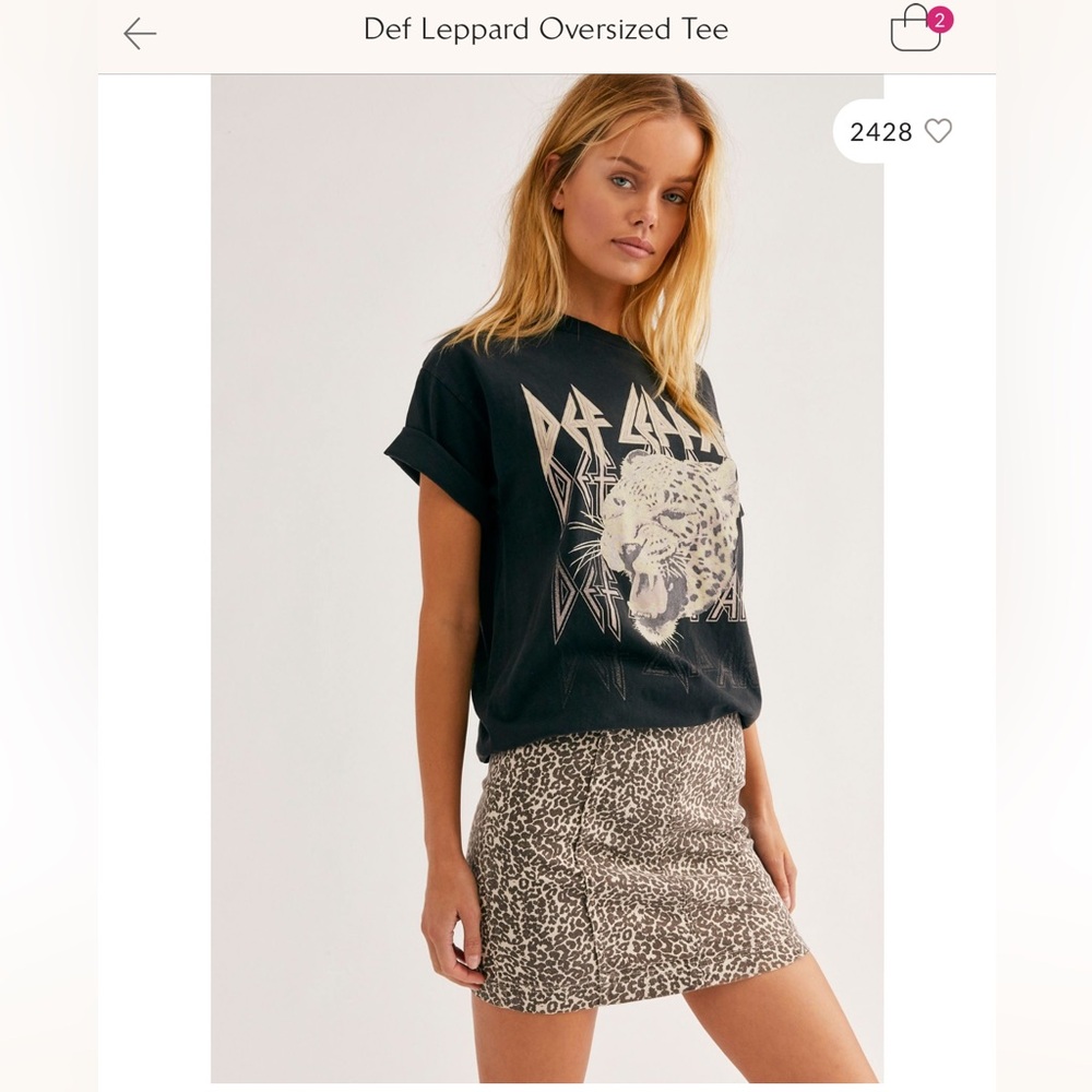 Daydreamer for free people oversized shirt